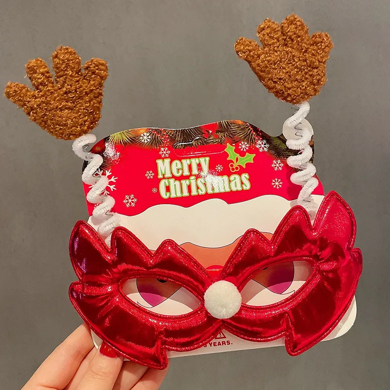 Christmas Glasses Frame Female Elk Dress Up Gift Party Glasses Spring Coffee Hand Mask - Shop at LoveMi