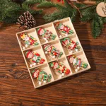 Christmas Jiugongge Wooden Pendant Doll Decorations - Qj93 Genie