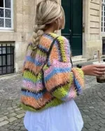Colorful Striped Powder