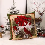 Christmas Square Pillow Cover Home Christmas Decorations - Ags12 D