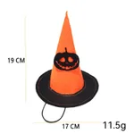 Halloween Pet Costume Bat Wings Bow Tie Hat Accessories - Orange Hat - View 1