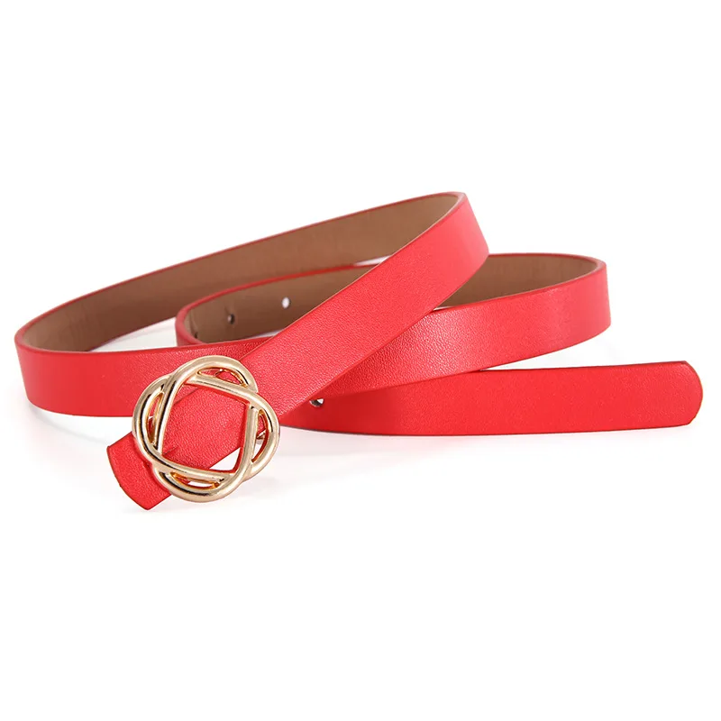 Women's Belt Leisure Stylish Sweet All-match - Red