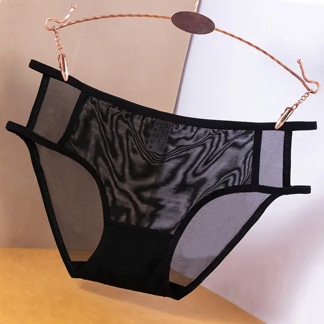 Women's Mesh Lace Low Waist Briefs Style 127 - Shop at LoveMi