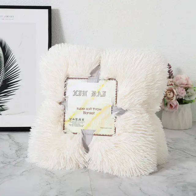 Double side Velvet Blanket Autumn And Winter Velvet Pillow Cover Beige - Shop at LoveMi