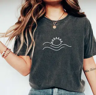 Women's Casual All-matching Round-neck T-shirt - Style 1