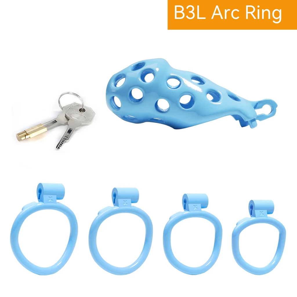 Cobra Lock Men's Toy Supplies - B3L Arc 4 Ring Blue