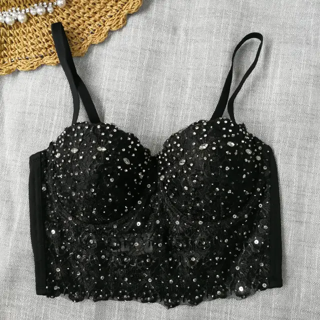 Women's Lace Spaghetti strap Camisole Top Black - Shop at LoveMi