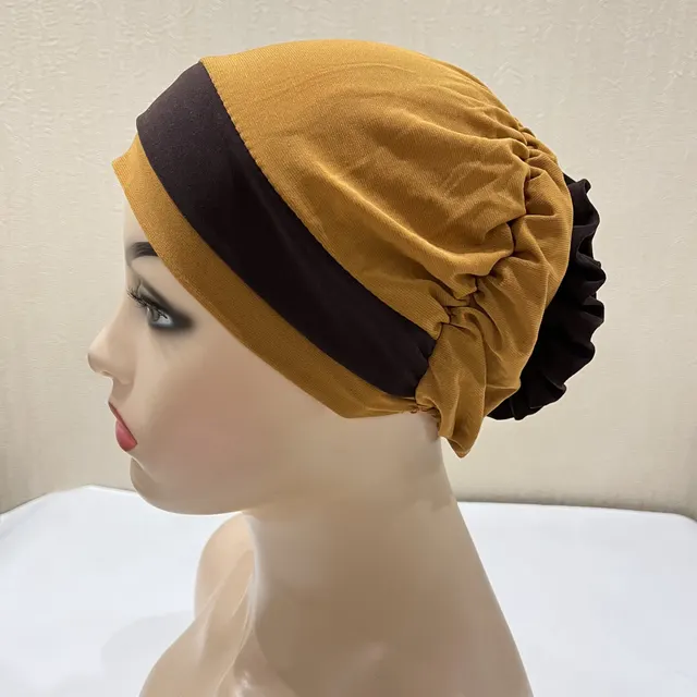 Fashion Double Color Board Bead Caps Brown - Shop at LoveMi
