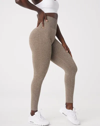 European And American Camouflage Cropped Pants Pleated Yoga Shorts Dark Coffee - Shop at LoveMi