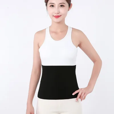 Velvet Dejia Pocket Waist Supporter Belly Protection Black - Shop at LoveMi