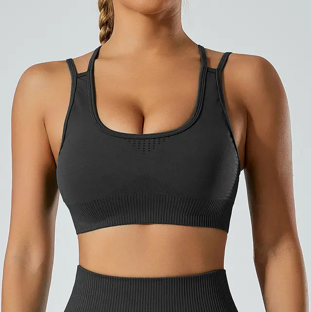 Sports Underwear Yoga Pants Top Black Bra - Shop at LoveMi