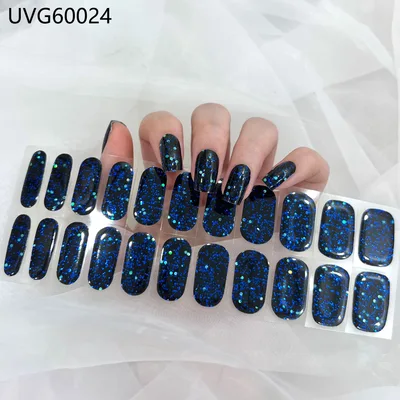 Blush Nail Stickers Uv Semi baked Gel Uvg60024 - Shop at LoveMi