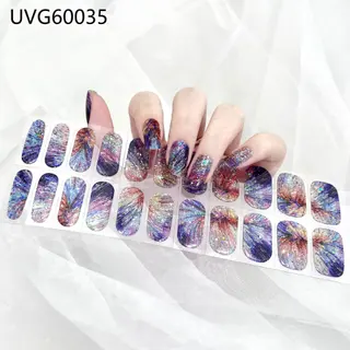 Blush Nail Stickers Uv Semi-baked Gel - Uvg60035