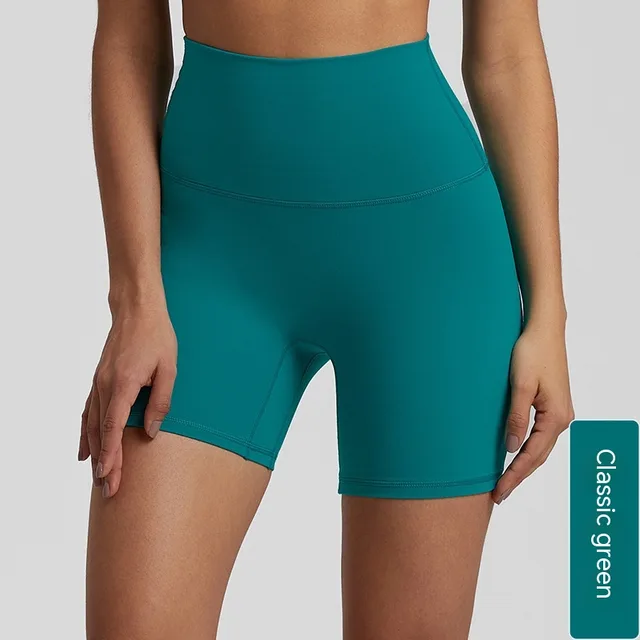 Quick drying Nude Feel Yoga Shorts Hip Lifting Classic Green - Shop at LoveMi