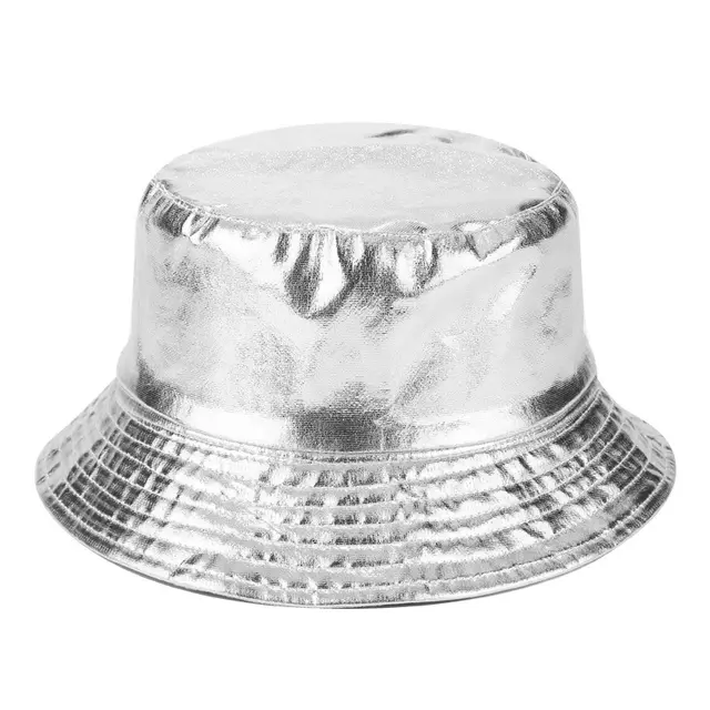 Women's Fashion Personality Double sided Outdoor Crushhat Silver Double Sided Wear - Shop at LoveMi