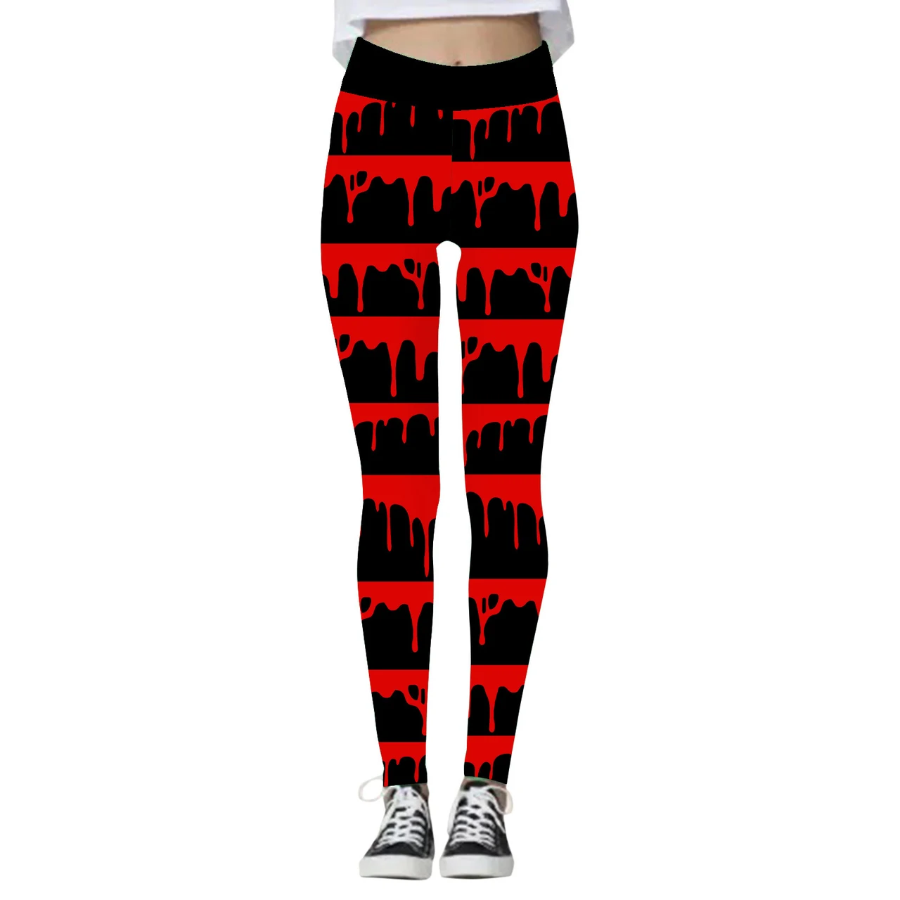 Women's Fashion Halloween High Waist Elastic Yoga Sports Leggings - Sm1731