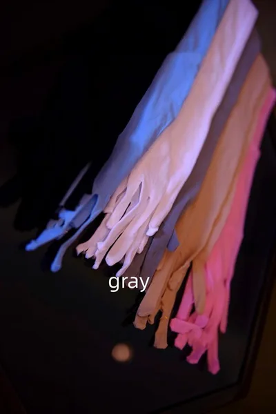 Thin Five finger Stockings Gloves Seamless Anti snagging Gray - Shop at LoveMi