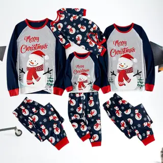 Christmas Family Home Parent-child Suit - Picture 1