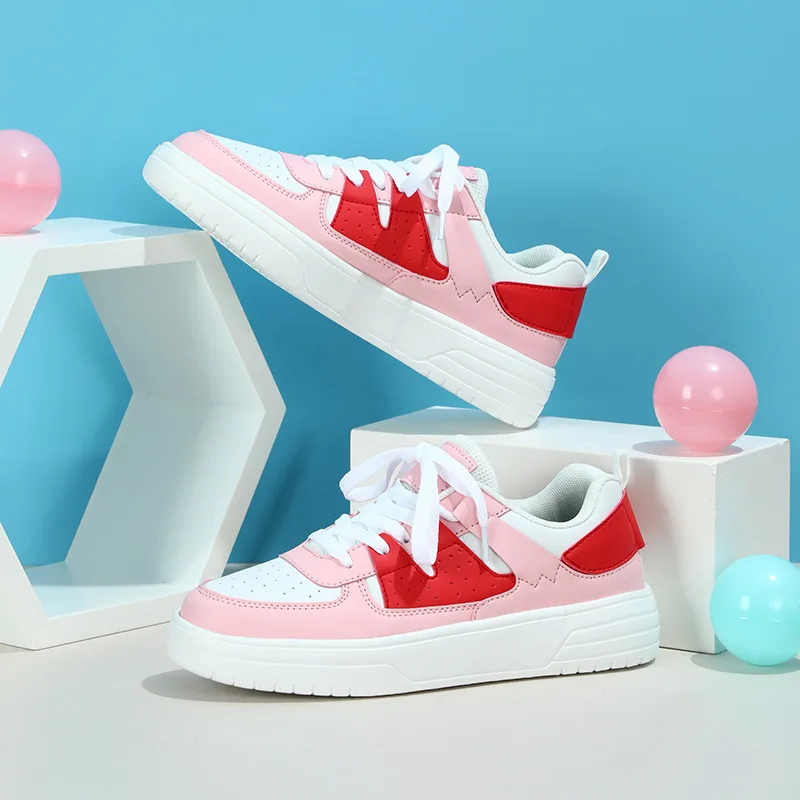 Couple Platform Sneakers Soft Bottom Comfortable - Pink
