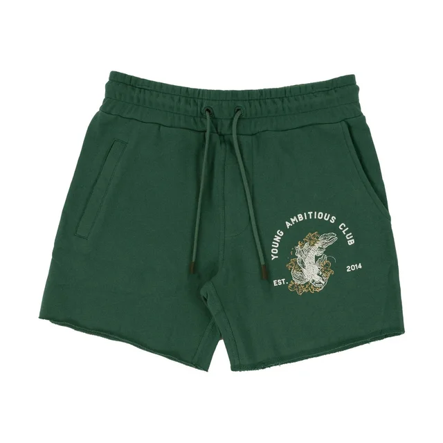 Summer New Men's Sports Leisure Training Cotton Shorts Dark Green - Shop at LoveMi