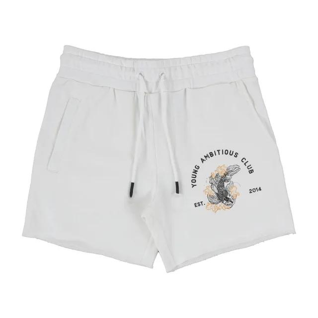 Summer New Men's Sports Leisure Training Cotton Shorts White - Shop at LoveMi