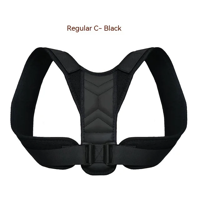 Back Clavicle Orthotics Band Anti Humpback Posture Bunion Corrector Sitting Position Rectifier Black - Shop at LoveMi