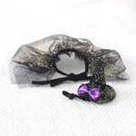 Halloween Dog Holiday Supplies Pet Spider Hat Cat Bib Shawl - S Size Spider Web Shawl Hat - View 1