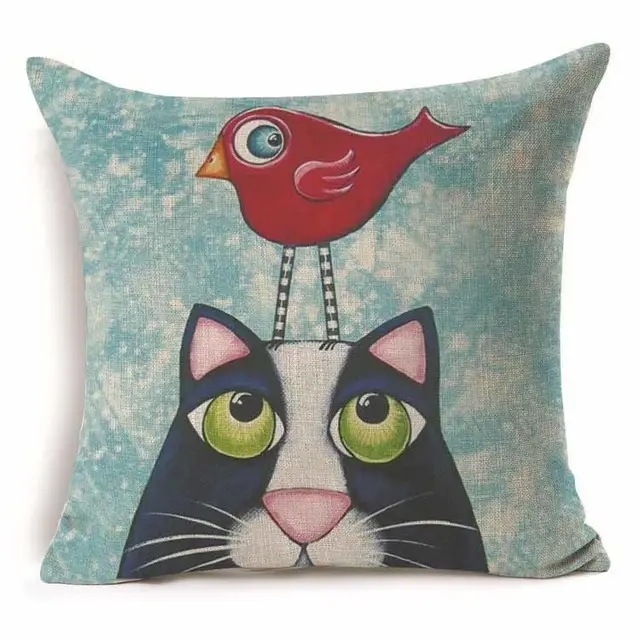 Cotton Branch With Pattern With Pillow Pillow Cover 4 Style - Shop at LoveMi