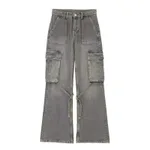 Women's Fashion Loose And Simple Overalls Mid-waist Jeans - Picture Color-M - View 1