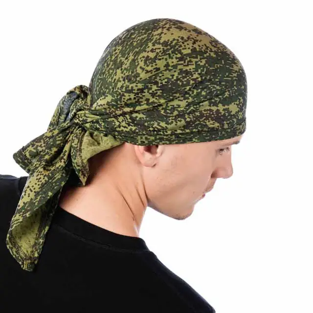 Tactical Camouflage Outdoor Riding Sun Protection Triangular Binder Russian Digital - Shop at LoveMi