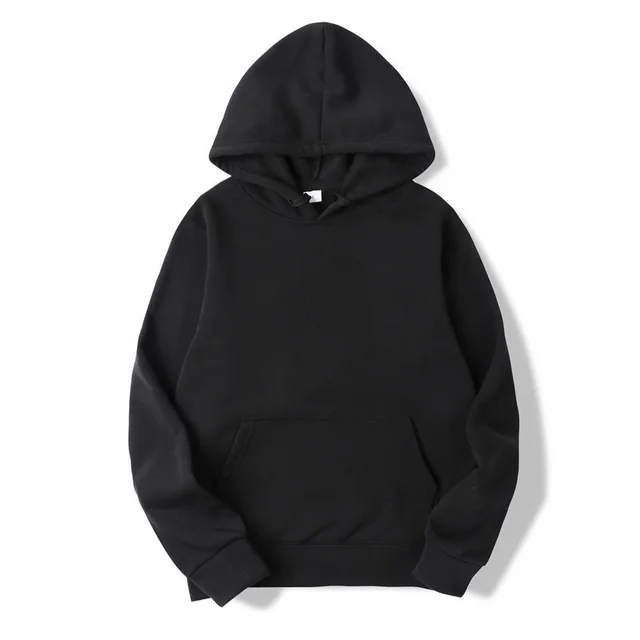 Printed Couple Sweater Men's Hoodie Black - Shop at LoveMi
