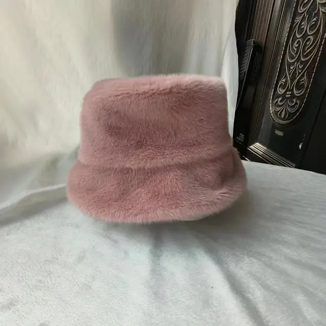 Four Seasons Bucket Hat Female Japanese Style All matching Cameo Brown Pink - Shop at LoveMi