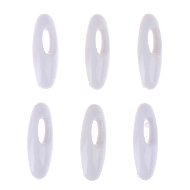 Safety Pin Muslim Kerchief Pin Color Safety Pin Silk Scarf Buckle Brooch White 6 Pack - Shop at LoveMi