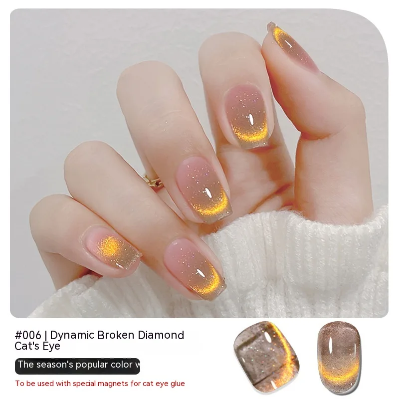 Drill Cat's Eye Nail Polish Glue Style06 - Shop at LoveMi