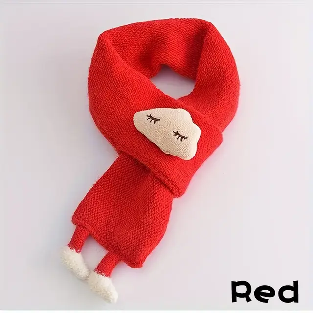 Children's Scarf, Girls Warm Knitted Scarf, Cute Cloud Neck Scarf For Autumn And Winter Kids Scarf Soft Warm Knit Neck Warmer Winter Classic Scarf ... Red - Shop at LoveMi