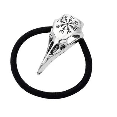 Bird Head Wolf Hair Ring Female Tie Hair Band Antique Silver Cl0001 00 08 - Shop at LoveMi