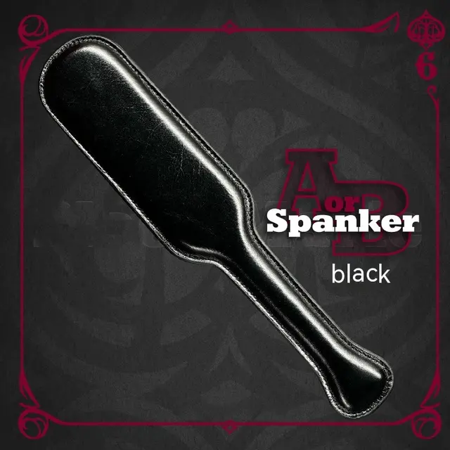 Double Sided Leather Racket Toy Black - Shop at LoveMi