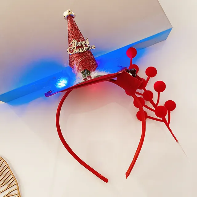 Christmas Antlers Hairband Decoration Plush 1 Style - Shop at LoveMi