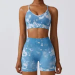 Blue Bra Shorts
