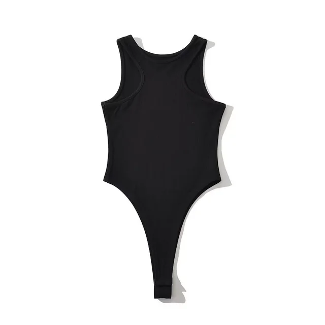 Tight Jumpsuit Women's Sleeveless Slim Top Black - Shop at LoveMi