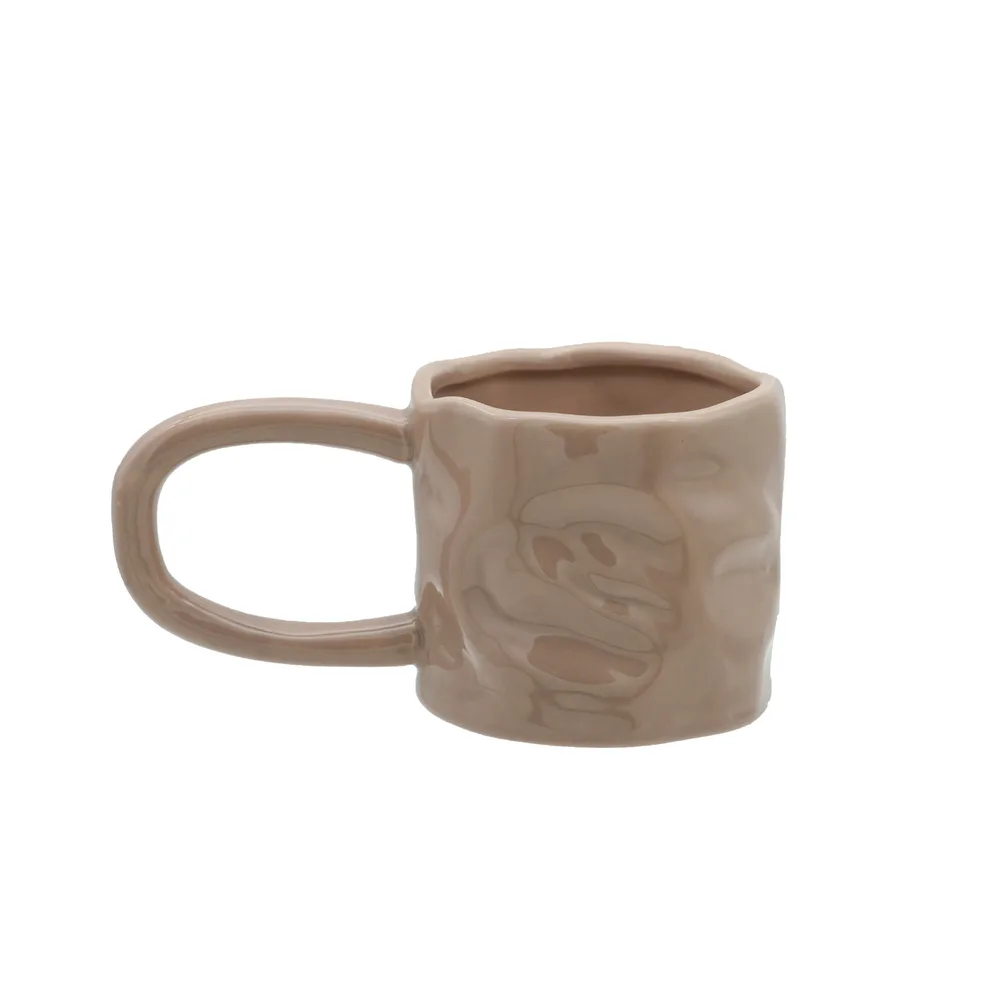 Simple Solid Color Creative Porcelain Cup Dark Coffee - Shop at LoveMi