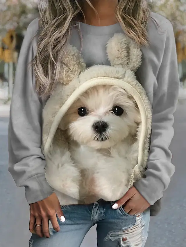 Fashion Cat Women's Round Neck Sweater Xxxxxl - Shop at LoveMi