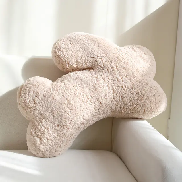 Rabbit Plush Pillow Living Room Sofa Decoration Cushion Brown Rabbit - Shop at LoveMi
