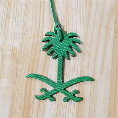 Saudi Coconut Tree Shape Handbag Pendant Package PU Leather Bag Upper Green - Shop at LoveMi