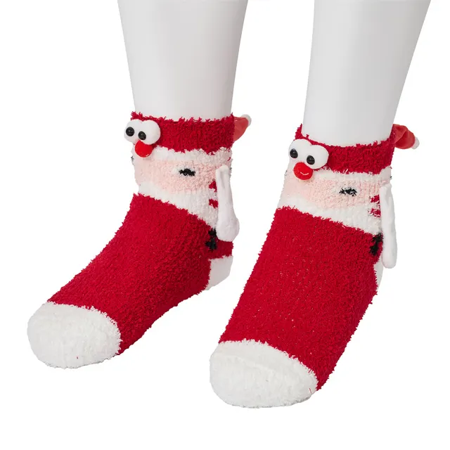 Mid Tube Christmas Couple Socks C6 - Shop at LoveMi