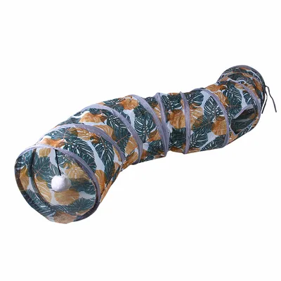 Foldable Cat Tunnel Printing Toy Printing S Pass - Shop at LoveMi