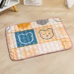 Pet Non Slip Mat Cartoon Bear
