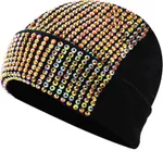 Gold Red Diamond Black Cap
