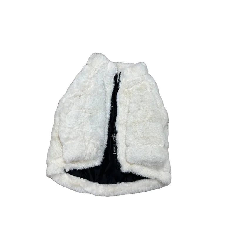 Dog Clothes Fur Coat Tide Brand Leopard Print Beige - Shop at LoveMi