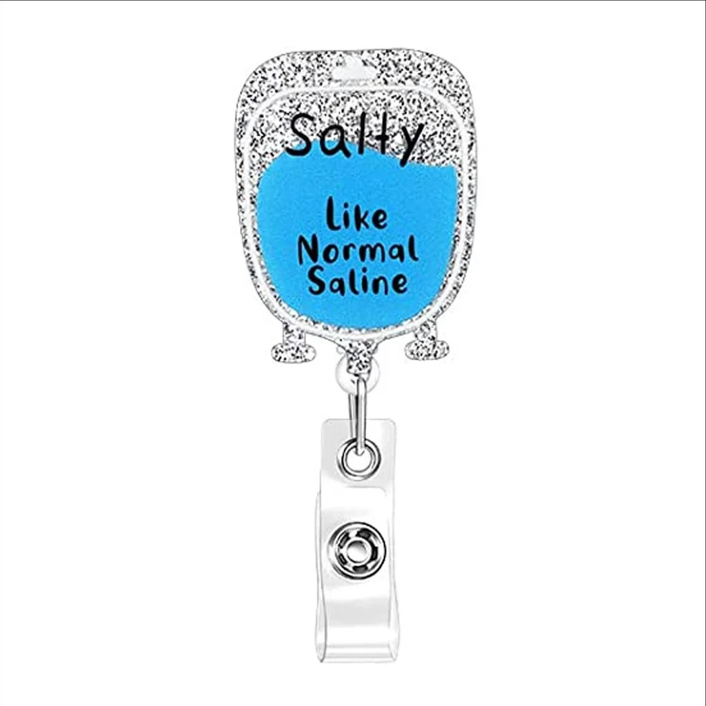 Syringe Brain Rainbow Retractable Rotating Pull Stripping Clip Voucher Buckle - Infusion Bag